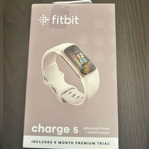 BRAND NEW- never opened, Fitbit Charge 5, advanced fitness and health tracker